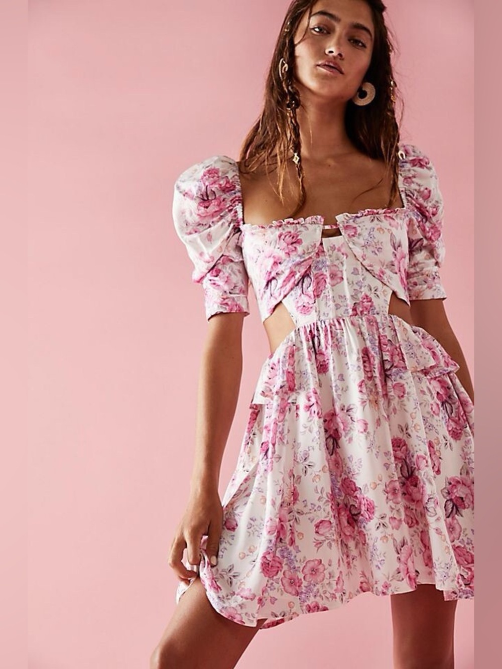 Lucia Mini Dress in Pink